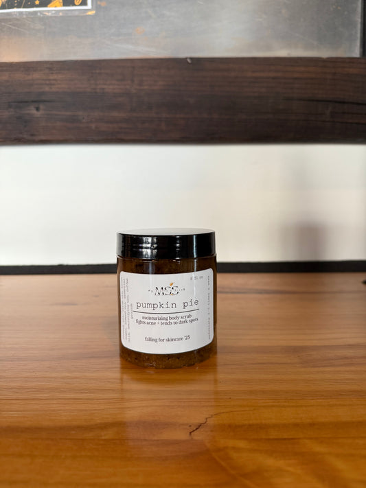 pumpkin pie body scrub